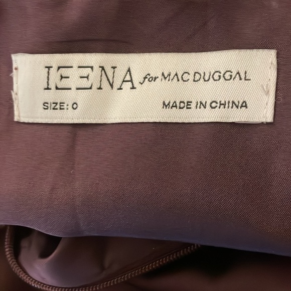 NWT Mac Duggal Elegant Purple Satin Women's Sleepwear Size 0, 2 12 - Picture 11 of 12